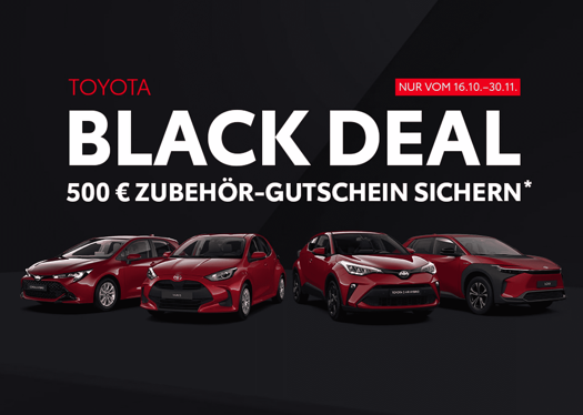 Toyota Black Deal bei Stoltenberg Automobile